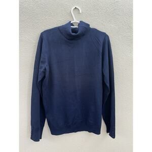 Architect Womens Sweater Size XL Peacoat Navy Blue Turtleneck Pullover NWTs